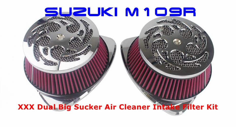 Pazoma XXX Dual Big Sucker Air Cleaner Intake Filter Kit Installation instruction for M109R