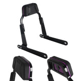 '06-'17 Harley Dyna Low Rider S Street Bob Wide Super Glide Switchback Club Style Passenger Backrests Low profile Fixed Mini Sports Sissy Bar - pazoma