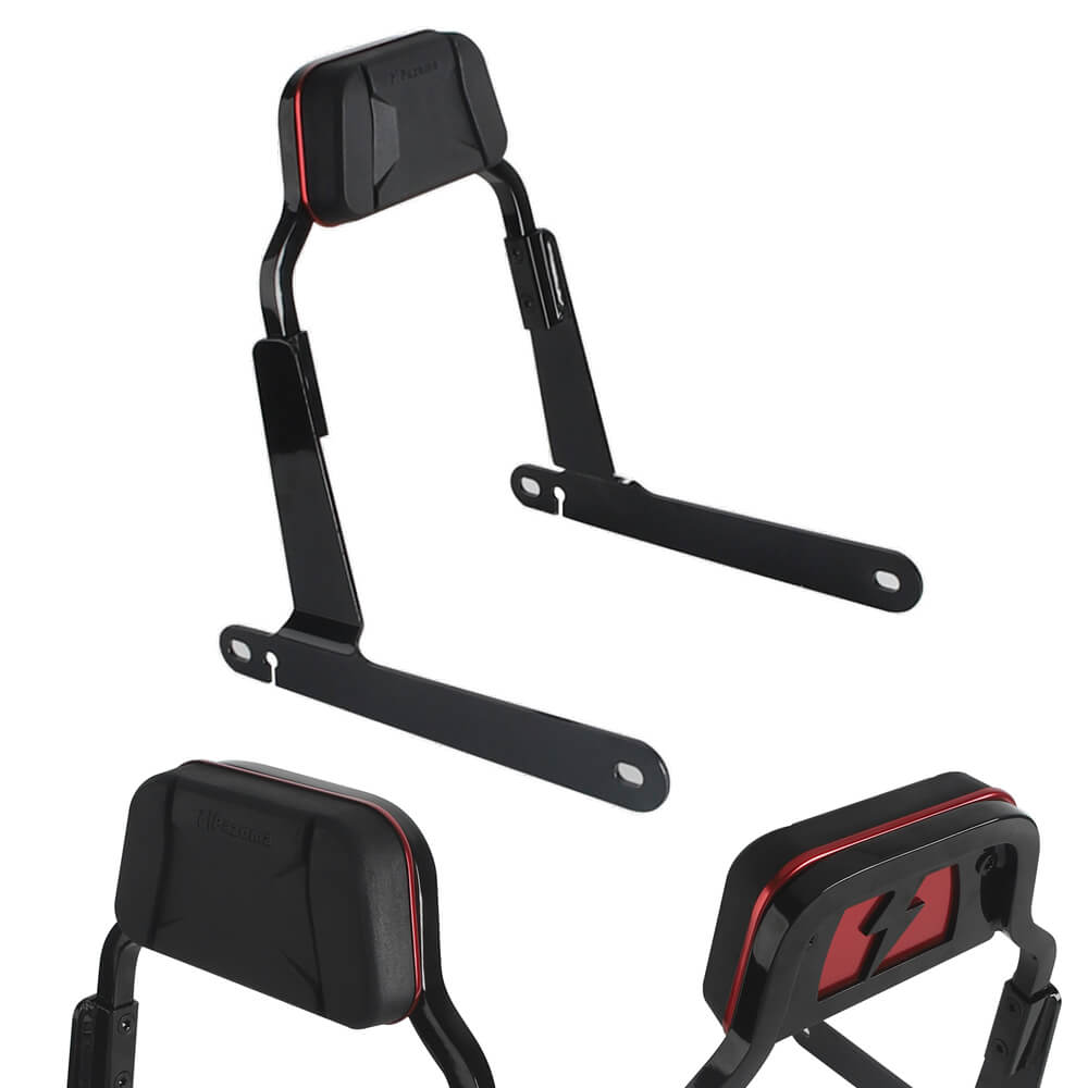 '06-'17 Harley Dyna Low Rider S Street Bob Wide Super Glide Switchback Club Style Passenger Backrests Low profile Fixed Mini Sports Sissy Bar - pazoma