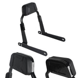 '06-'17 Harley Dyna Low Rider S Street Bob Wide Super Glide Switchback Club Style Passenger Backrests Low profile Fixed Mini Sports Sissy Bar - pazoma