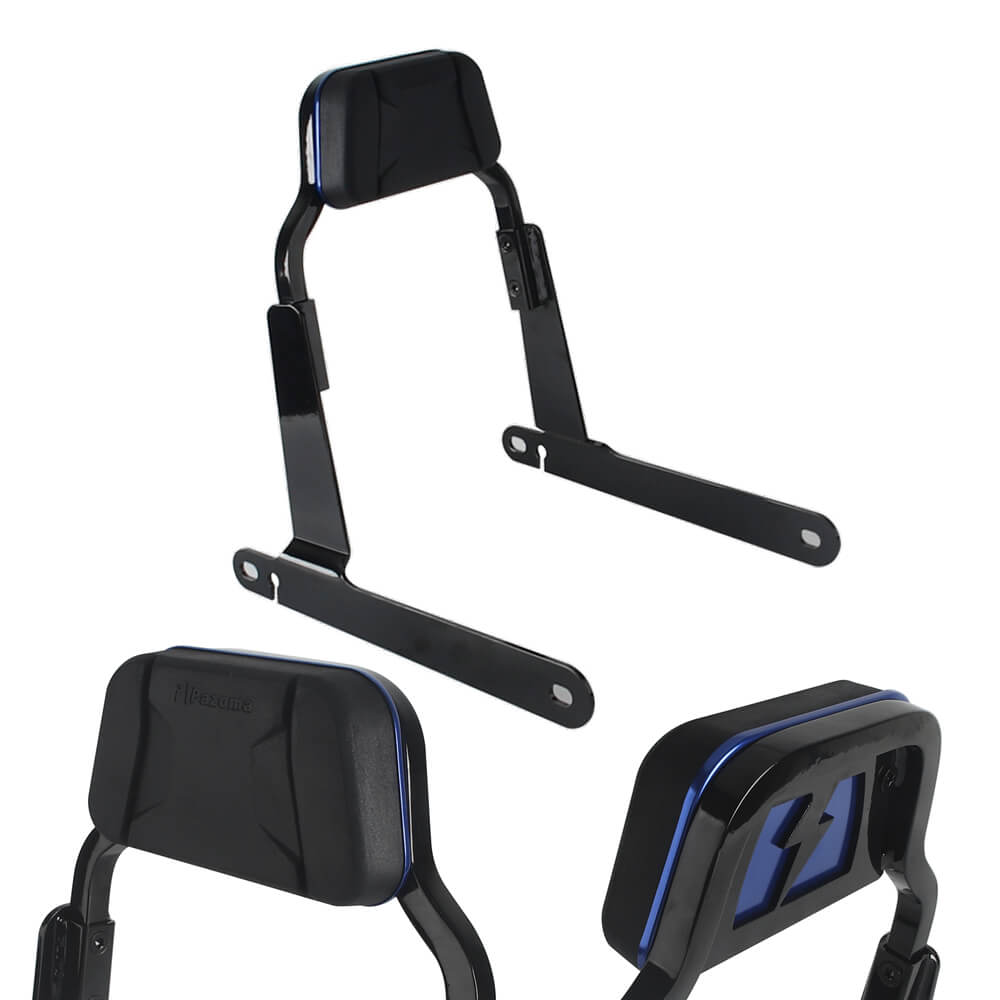 '06-'17 Harley Dyna Low Rider S Street Bob Wide Super Glide Switchback Club Style Passenger Backrests Low profile Fixed Mini Sports Sissy Bar - pazoma