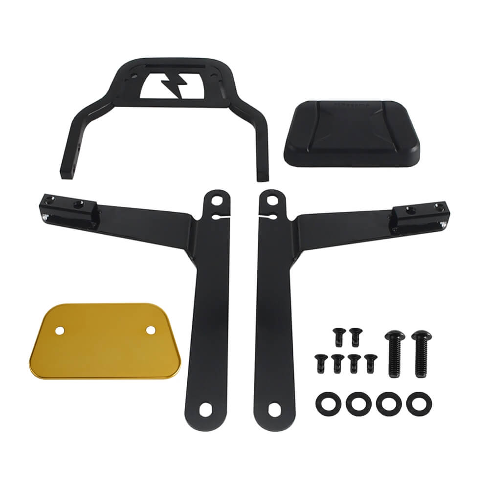 Club Style Passenger Backrests Low profile Fixed Mini Sissy Bar Kit For Harley Dyna Low Rider FXDL Street Bob FXDB Super Glide FXD '06-'17 - pazoma