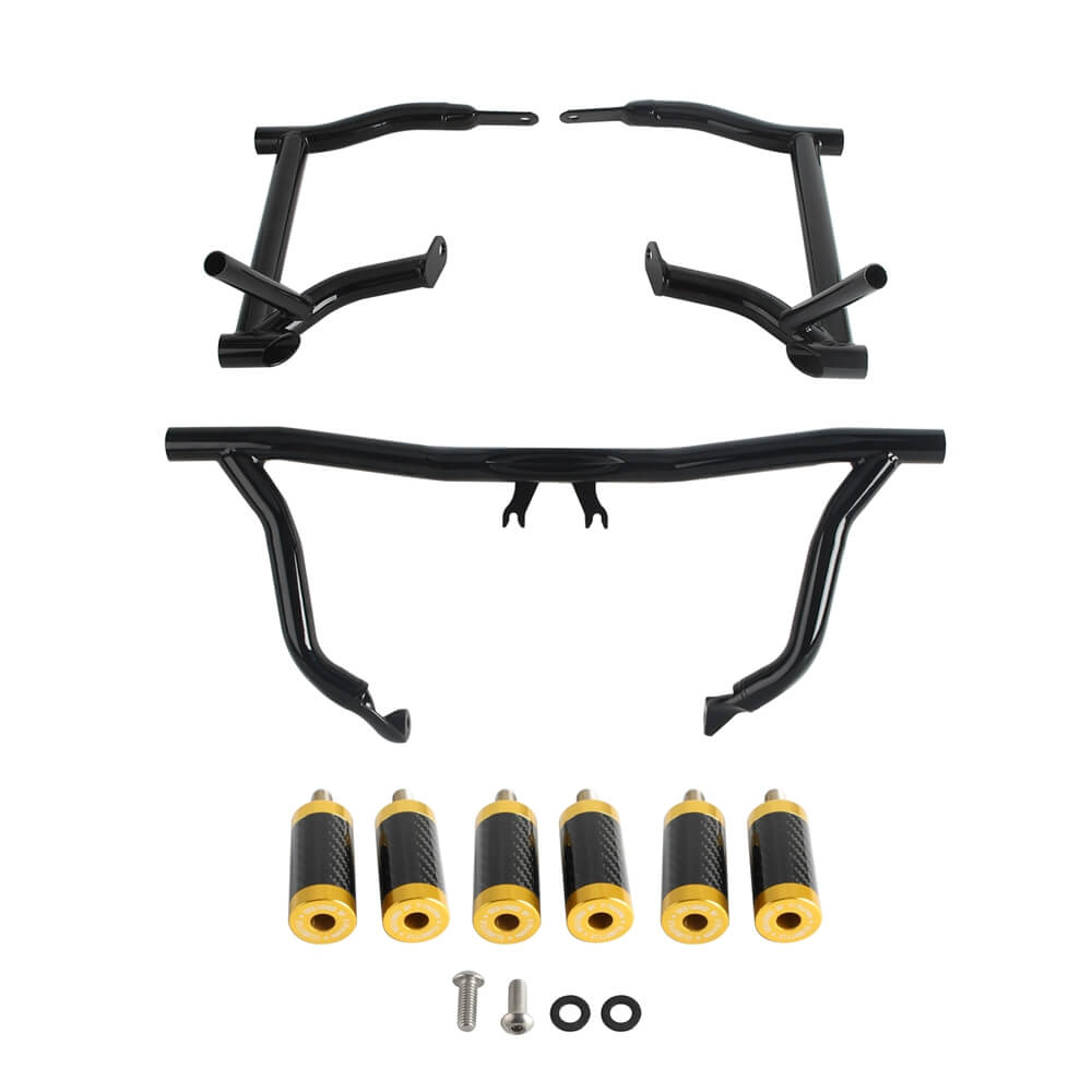 14-25 Harley Street Glide Road Glide Road King FLHX FLHR FLTRXST Performance Bagger Highway Engine Guard Crash Bar Saddlebag Tip-Over Bar Set - pazoma