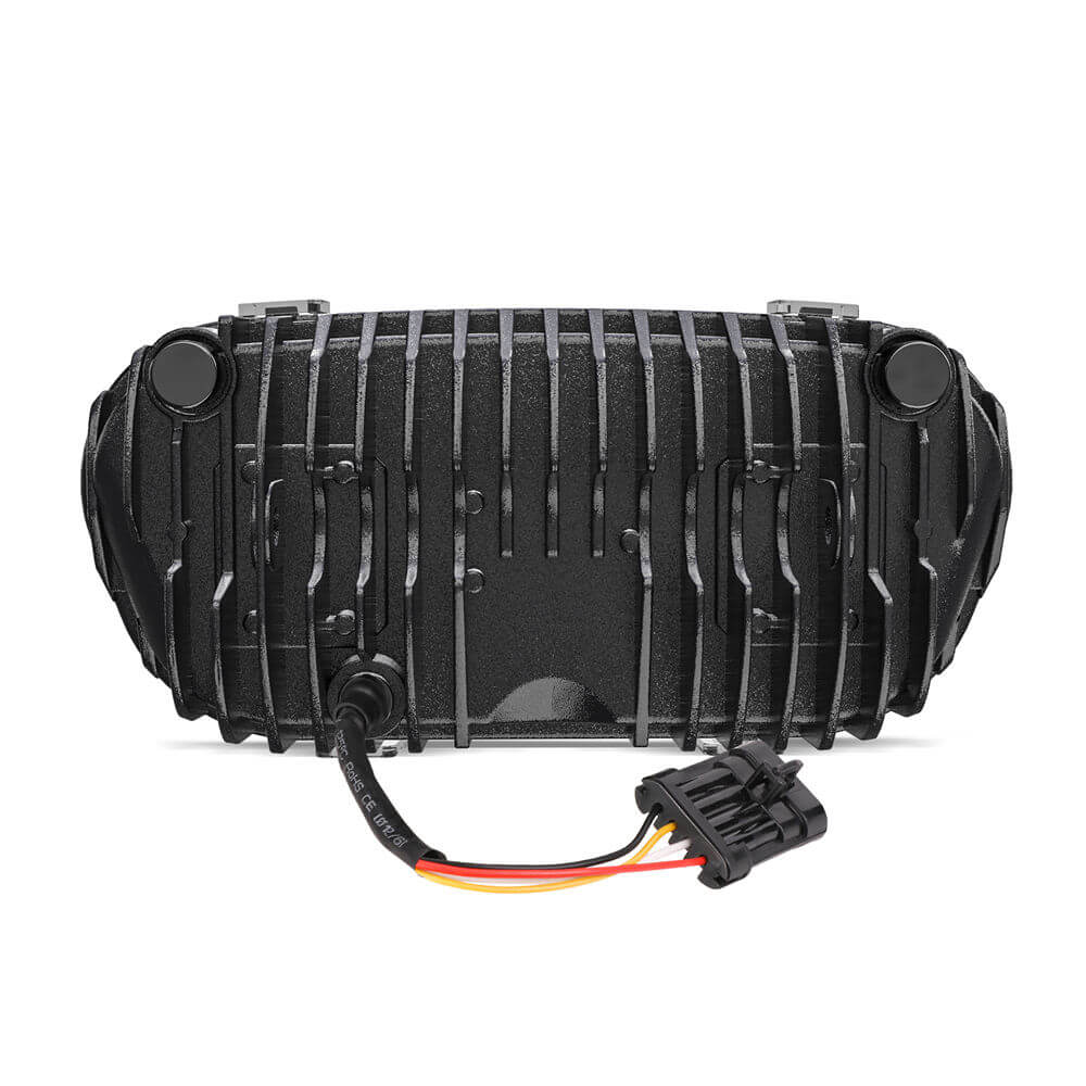 '18-'25 Harley M8 Softail Fat Bob 114 FXFB FXFBS LED Headlight With White DRL High/Low Beam Projector Headlamp - pazoma