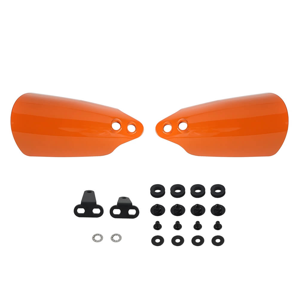 1996-2017 Harley Dyna Low Rider Street Bob Super Glide Sport T-Sport Wide Glide FXDX FXDWG FXDXT FLD Handguards Hand Guard w/Mounting Hardware - pazoma