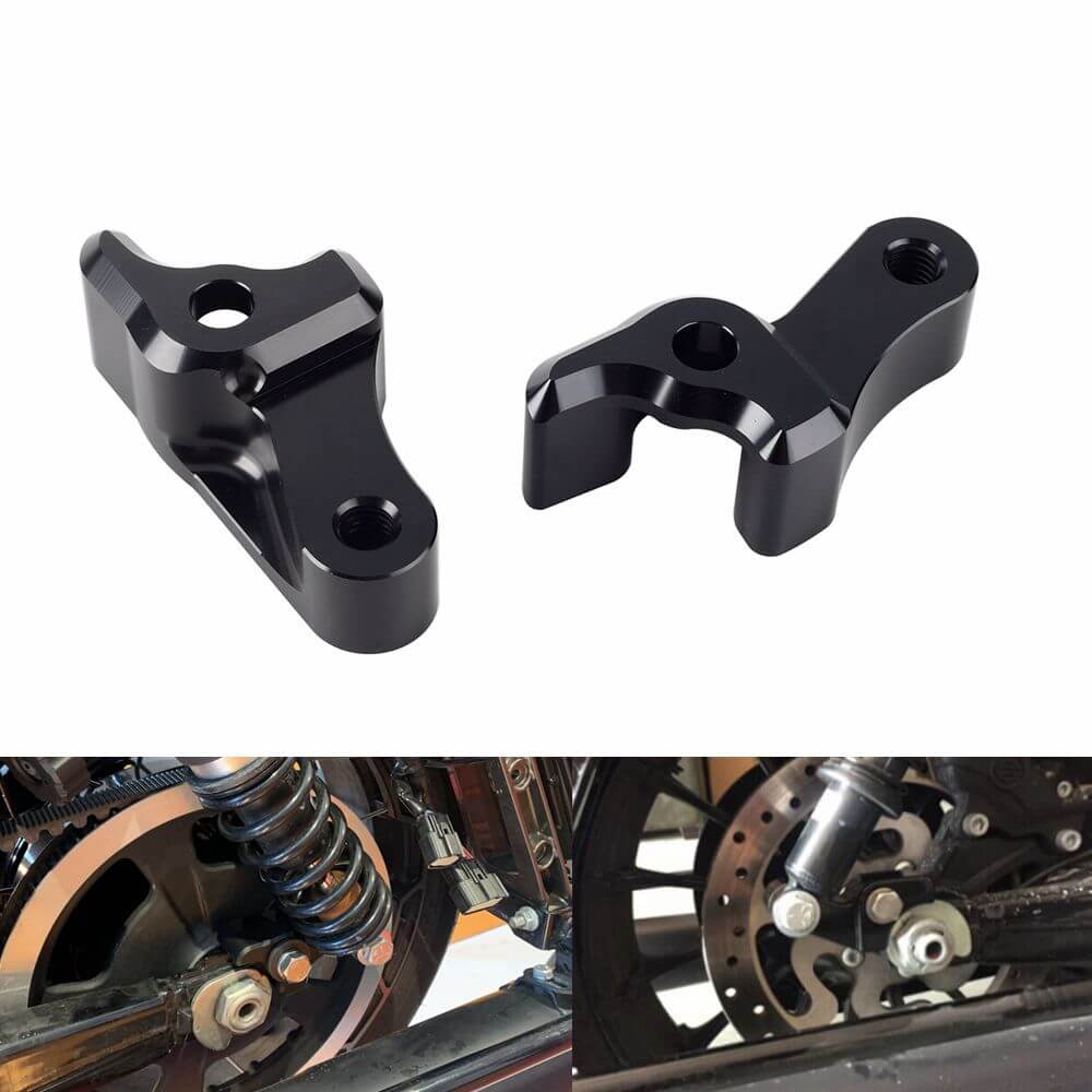 2" Rear Shock Lowering Blocks Kit For Harley Road King Street Glide Road Glide Electra Glide Classic Special Custom CVO FLHXS FLHRXS FLTRXS 2009-2023 - pazoma