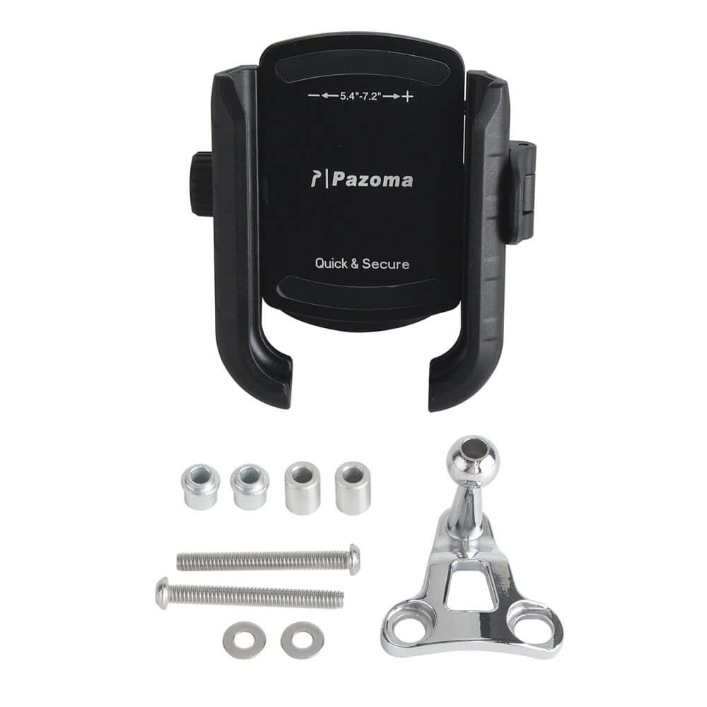 1s Lock & Release Phone Carrier Mount Holder Quick Lock Stand Bracket For Harley Road Glide FLTRX FLTRU FLTRK FLTRXST FLTRKSE 15- - pazoma