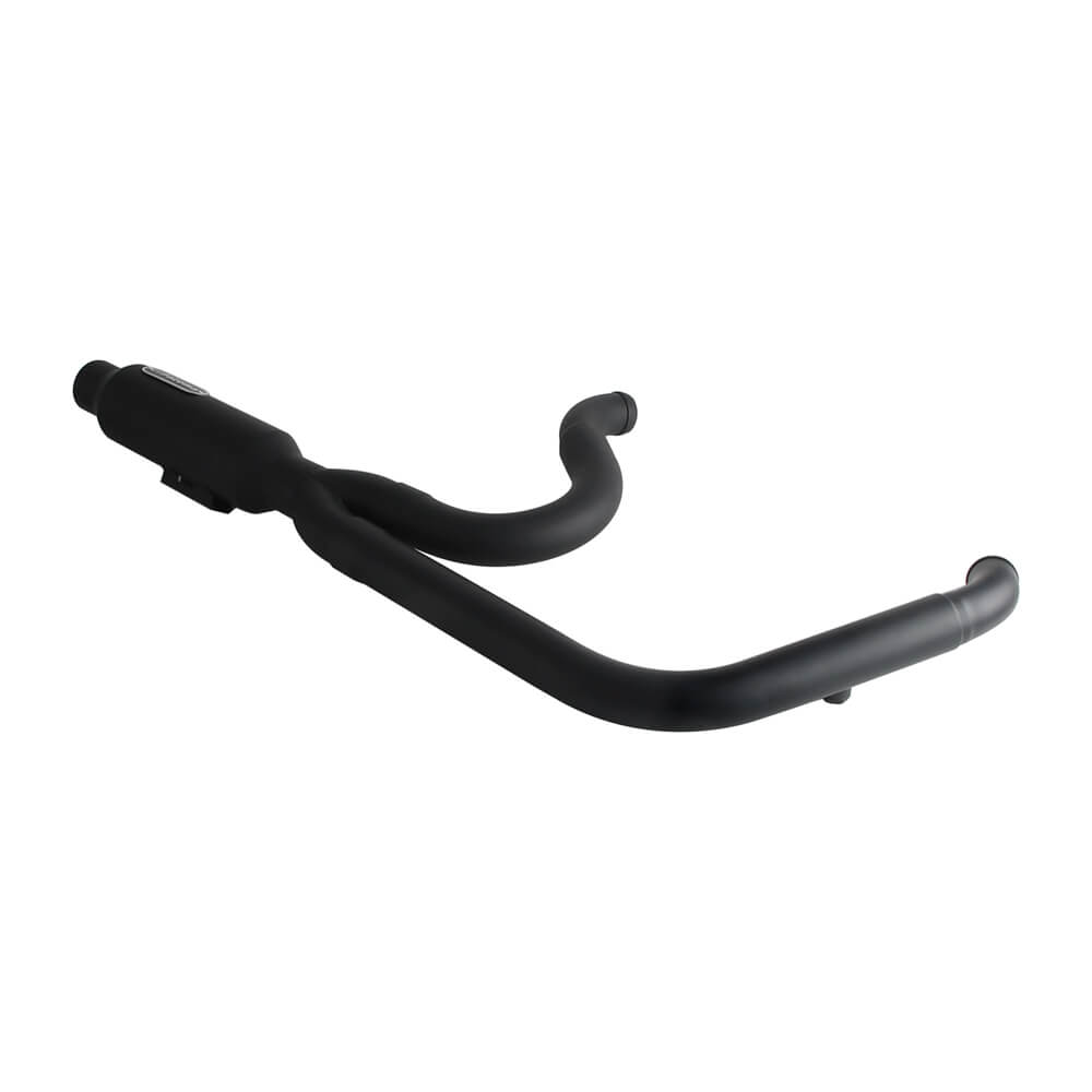 2-into-1 Big Bore Full Exhaust System Stainless Steel Muffler For Harley M8 Softail Low Rider S ST Fat Street Bob Standard Slim 2018-2025 - pazoma