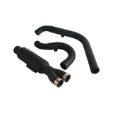 2-into-1 Big Bore Full Exhaust System Stainless Steel Muffler For Harley M8 Softail Low Rider S ST Fat Street Bob Standard Slim 2018-2025 - pazoma