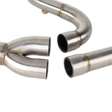 2-into-1 Full Complete Exhaust System Stainless Steel Muffler For Harley Softail FXLR FXLRS FXLRST FXRST FXST FXBB FXBBS 2018-2024 - pazoma