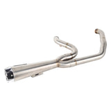 2-into-1 Full Complete Exhaust System Stainless Steel Muffler For Harley Softail FXLR FXLRS FXLRST FXRST FXST FXBB FXBBS 2018-2024 - pazoma