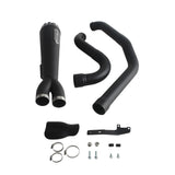 2-into-1 Full Complete Exhaust System Stainless Steel Muffler For Harley Touring M8 Bagger FLH Street Road Glide Road King 2017up - pazoma