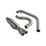 2006-2017 Harley Dyna 2-into-1 Full Complete Exhaust System Stainless Steel Muffler Fat Bob FXDF Low Rider FXDL S Street Bob FXDB FXD - pazoma