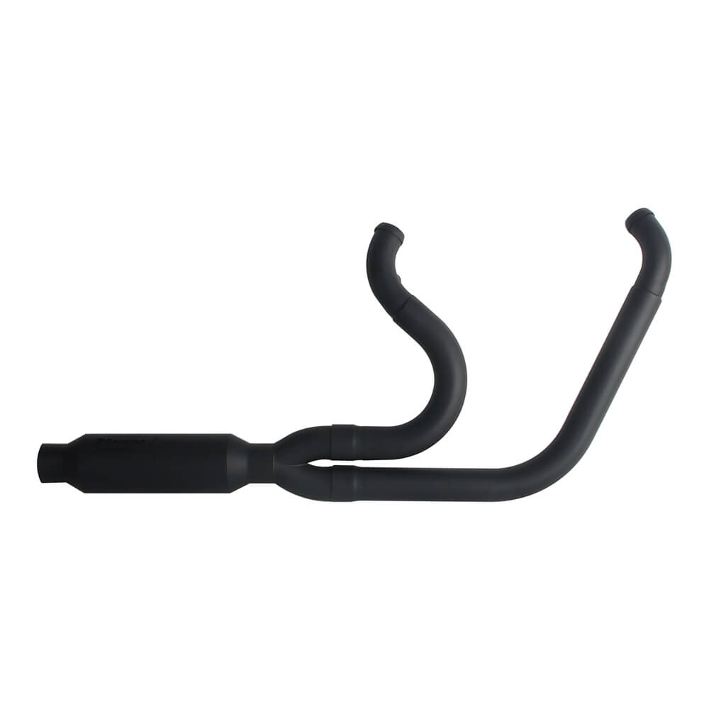 2006-2017 Harley Dyna 2-into-1 Full Complete Exhaust System Stainless Steel Muffler Fat Bob FXDF Low Rider FXDL S Street Bob FXDB FXD - pazoma