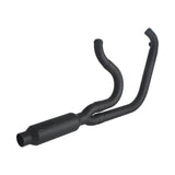 2006-2017 Harley Dyna 2-into-1 Full Complete Exhaust System Stainless Steel Muffler Fat Bob FXDF Low Rider FXDL S Street Bob FXDB FXD - pazoma