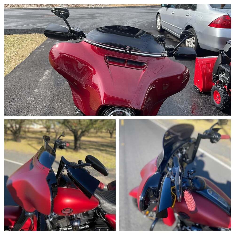 2014-2020 Harley Touring Street Glide CVO/SE Special Electra Glide Standard FLHX FLHXSE FLHXS FLHT Hydraulic Clutches Handguards Hand Guard - pazoma