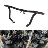 2014-2025 Harley Touring Road Glide Electra Street Glide Road King Special CVO Highway Engine Guard Crash Bar Frame Slider Flat-Out Bar - pazoma