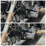 14-25 Harley Street Glide Road Glide Road King FLHX FLHR FLTRXST Performance Bagger Highway Engine Guard Crash Bar Saddlebag Tip-Over Bar Set - pazoma