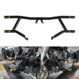 2014-25 Harley Street Glide Road Glide Road King FLHX FLHR FLTRXST Performance Highway Peg High 2 Step Crash Bar Cage Engine Guard - pazoma