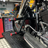 2014-25 Harley Street Glide Road Glide Road King FLHR FLTR FLHX FLHTKSE Performance High 2 Step Crash Bar Engine Guard Saddlebag Tip-Over Bar - pazoma