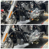 2014-25 Harley Street Glide Road Glide Road King FLHX FLHR FLTRXST Performance Highway Peg High 2 Step Crash Bar Cage Engine Guard - pazoma