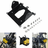 2018-2025 Harley Softail M8 Fat Bob 114 FXFB FXFBS Baja Designs LP6 Pro LED Auxiliary Light Lighting Bracket System Mounting Combo Kit - pazoma