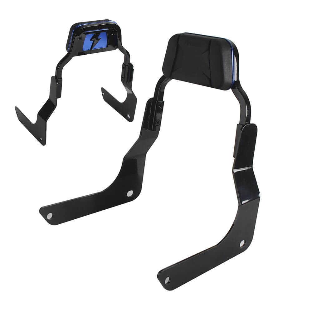 2018-2025 Harley M8 Softail Fat Bob FXFB FXFBS Club Style Sissy Bar Short Passenger Backrests - pazoma