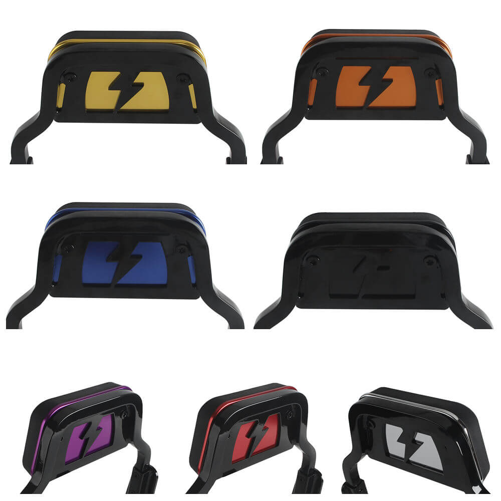 '06-'17 Harley Dyna Low Rider S Street Bob Wide Super Glide Switchback Club Style Passenger Backrests Low profile Fixed Mini Sports Sissy Bar - pazoma