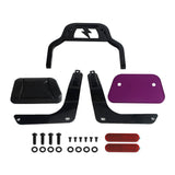 Club Style Passenger Backrests Low profile Fixed Mini Sports Sissy Bar Kit For Harley M8 Softail Fat Bob FXFB FXFBS 2018-2025 - pazoma