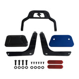 Club Style Passenger Backrests Low profile Fixed Mini Sports Sissy Bar Kit For Harley M8 Softail Fat Bob FXFB FXFBS 2018-2025 - pazoma