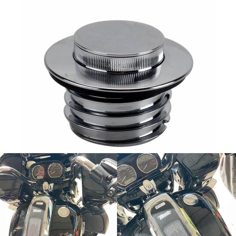 2021-2023 Harley FLHXS FLTRXS FLTRXSE FLHXST FLTRXST CNC Pop-up Flush Mount Vented Low-Profile Gas Oil Tank Fuel Cap - pazoma