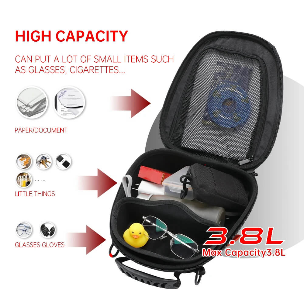 2021-2025 Harley Pan America 1250 Special RA1250 RA1250S CVO RA1250SE RA1250ST Tank Bag Tanklock Multi-Function Luggage + Flange - pazoma