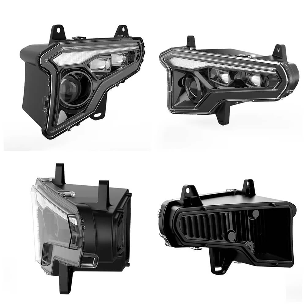 2024+ Polaris Xpedition XP ADV XP5 ADV5 120W LED Headlight with High-Low Beams DRL Sequential Turn Signal Lights