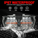 240W High Power Dual LED Headlight Projector Headlamp With DRL For Harley Road Glide ST CVO FLTR FLTRX FLTRU FLTRT 2015-2024