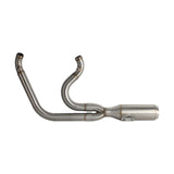 2 into 1 Big Bore Exhaust System Stainless Steel Muffler For Harley Dyna 2006-2017 Fat Bob Low Rider S Street Bob Wide Super Glide FXD - pazoma