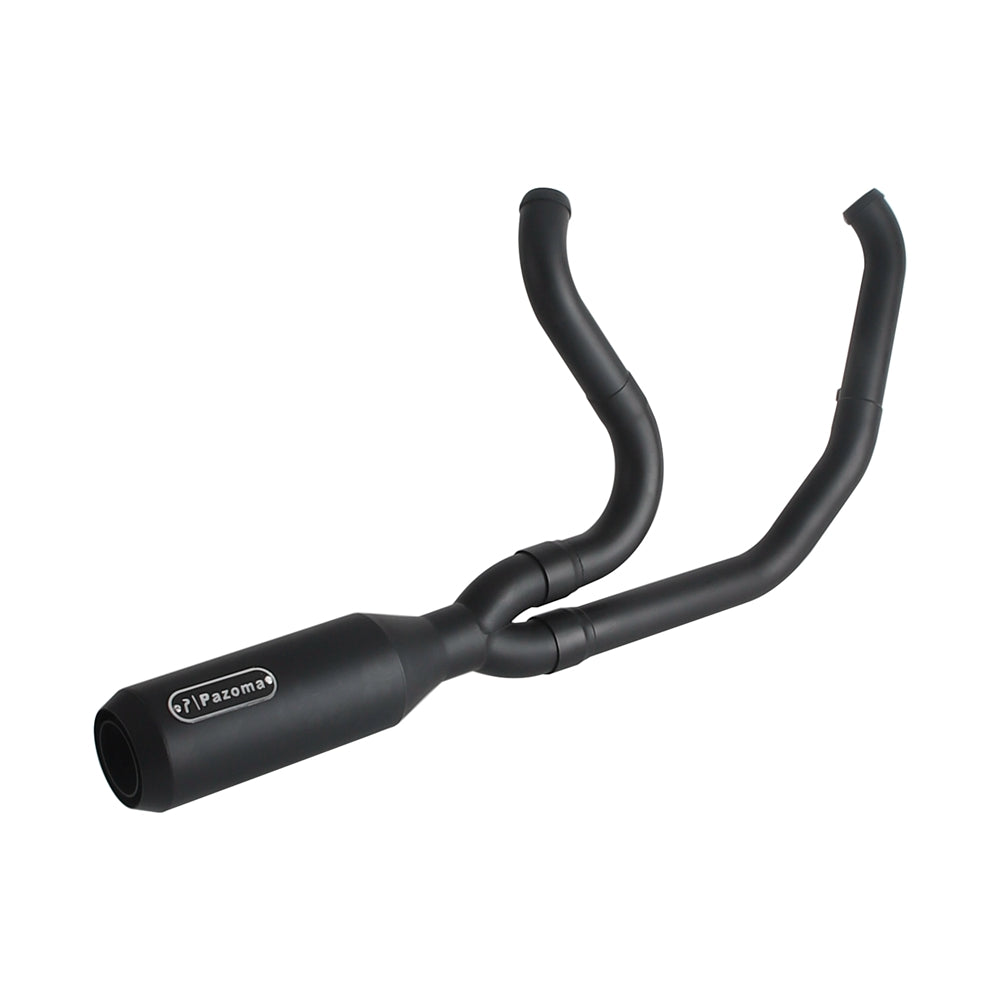 2 into 1 Big Bore Exhaust System Stainless Steel Muffler For Harley Touring FLH M8 Bagger Electra Street Road Glide Road King 2017up - pazoma