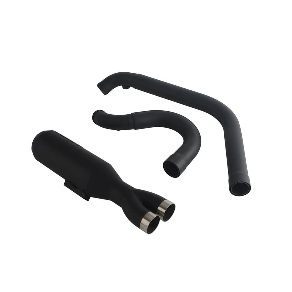 2 into 1 Big Bore Exhaust System Stainless Steel Muffler For Harley Dyna 2006-2017 Fat Bob Low Rider S Street Bob Wide Super Glide FXD - pazoma