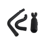 2 into 1 Big Bore Exhaust System Stainless Steel Muffler For Harley Dyna 2006-2017 Fat Bob Low Rider S Street Bob Wide Super Glide FXD - pazoma