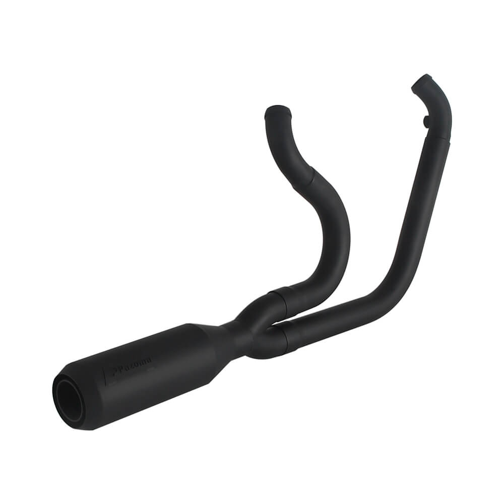 2 into 1 Big Bore Exhaust System Stainless Steel Muffler For Harley Dyna 2006-2017 Fat Bob Low Rider S Street Bob Wide Super Glide FXD - pazoma