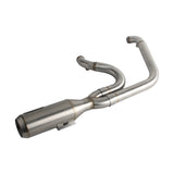 2 into 1 Big Bore Exhaust System Stainless Steel Muffler For Harley Dyna 2006-2017 Fat Bob Low Rider S Street Bob Wide Super Glide FXD - pazoma