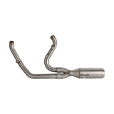 2 into 1 Big Bore Exhaust System Stainless Steel Muffler For Harley Touring FLH M8 Bagger Electra Street Road Glide Road King 2017up - pazoma