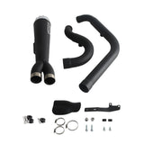 2 into 1 Big Bore Full Exhaust System Stainless Muffler For Harley M8 Softail Fat Street Bob Low Rider S ST Standard Slim FXFB '18-'25 - pazoma