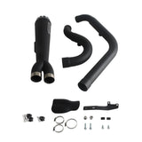 2 into 1 Big Bore Full Exhaust System Stainless Muffler For Harley M8 Softail Fat Street Bob Low Rider S ST Standard Slim FXFB '18-'25 - pazoma