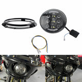 5.75" LED Headlight w/Turn signal w/Adapter Adjus Bracket Kit for Harley Softail M8 Low Rider ST FXLRST 2022-25 - pazoma