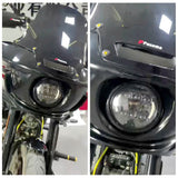 5.75" LED Headlight w/Turn signal w/Adapter Adjus Bracket Kit for Harley Softail M8 Low Rider ST FXLRST 2022-25 - pazoma