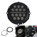 5 3/4" Slim Line LED Headlight Kit for Harley Softail M8 Low Rider ST FXLRST w/ Adapter Bracket - pazoma