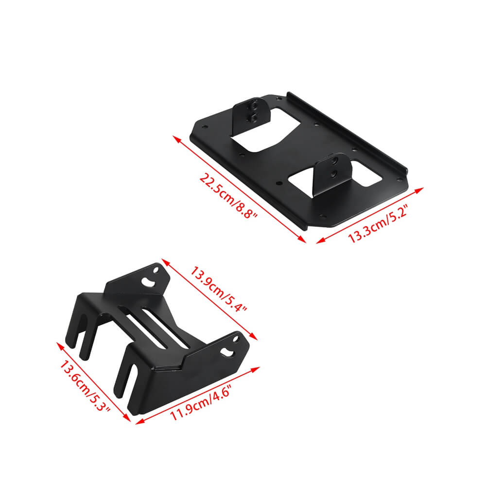 Headlight Fairing w/Baja Designs Dual LP4 Lighting Bracket Mounting Kit For Harley Softail M8 Low Rider S FXLRS Fat Bob FXFBS 18- - pazoma