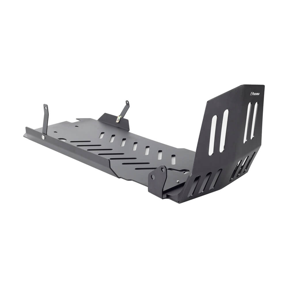 Aluminum Engine Guard Skid Plate Belly Pan Chassis Protection Cover For Harley Softail M8 Low Rider FXLR S ST FXBB FXST FXRST Crash Bar 2018-2025 - pazoma