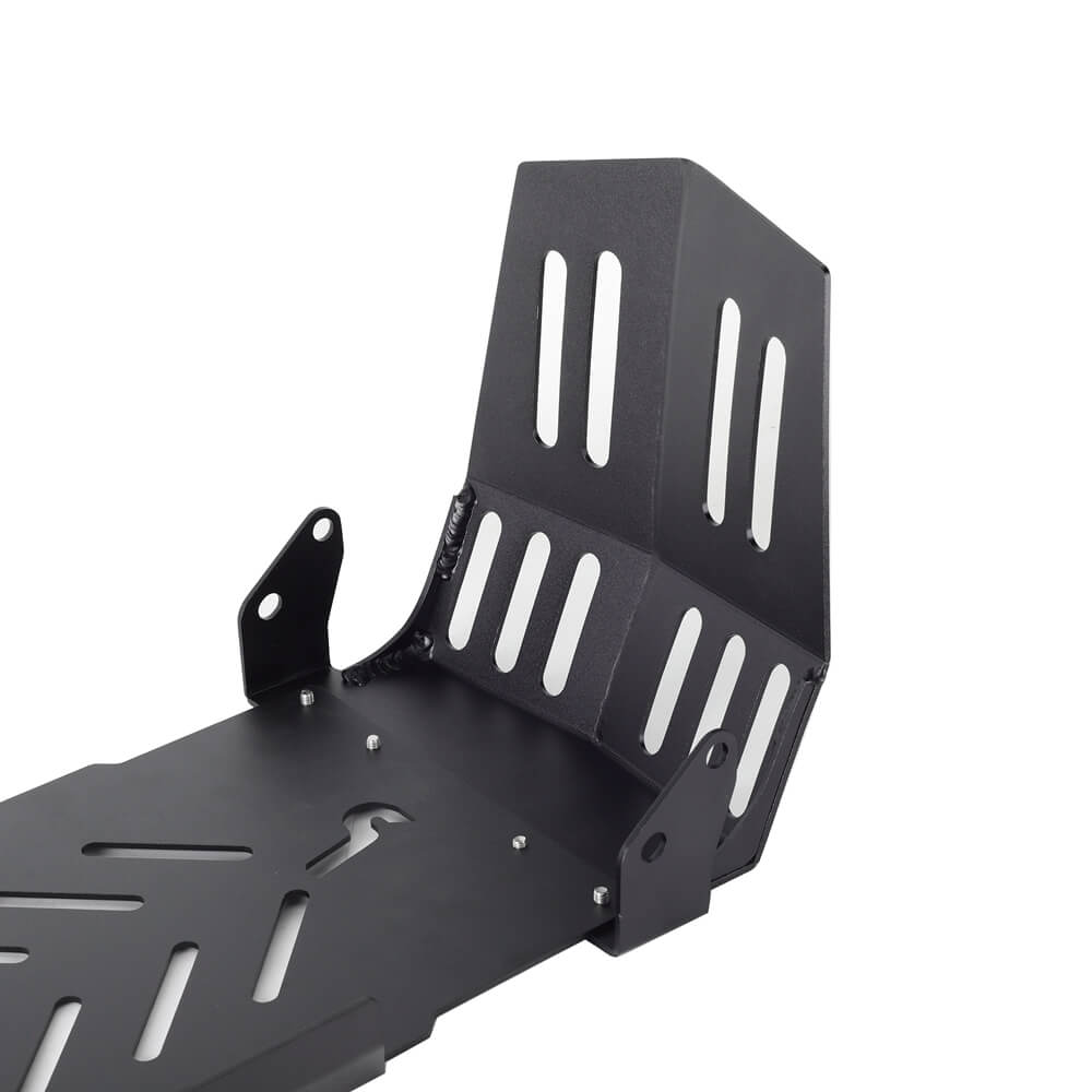 Aluminum Engine Guard Skid Plate Belly Pan Chassis Protection Cover For Harley Softail M8 Low Rider FXLR S ST FXBB FXST FXRST Crash Bar 2018-2025 - pazoma