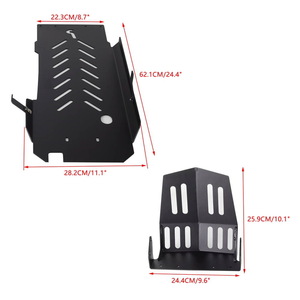 Aluminum Engine Guard Skid Plate Belly Pan Chassis Protection Cover For Harley Softail M8 Low Rider FXLR S ST FXBB FXST FXRST Crash Bar 2018-2025 - pazoma